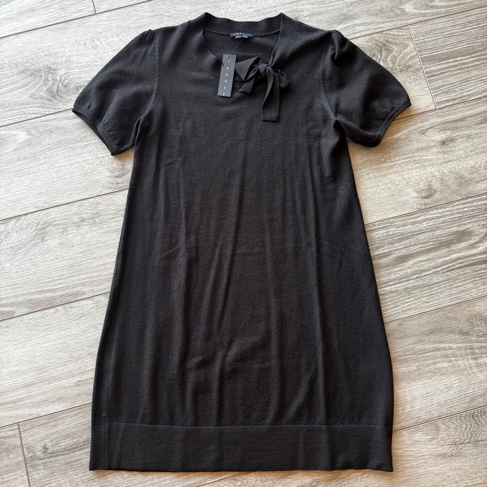 Theory Brown Knit Elissa Dress